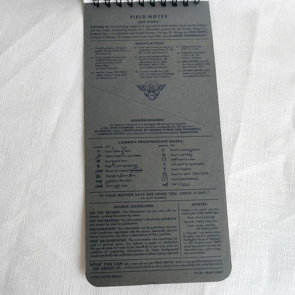 Notebook bundle including Leuchtturm1917 & Field Notes reporter notebooks - Picture 15 of 15